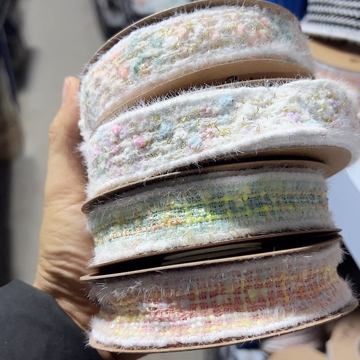 2.5的毛边小香风4色各