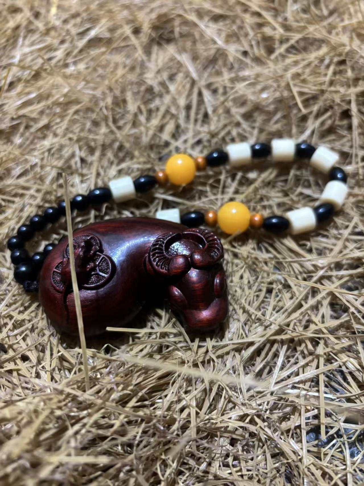 思彤甄选 漂亮手把件 （牛）漂亮摆件