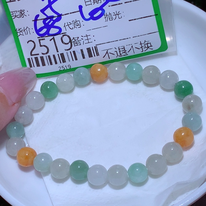 镜***哈翡翠未镶嵌颈饰cvb