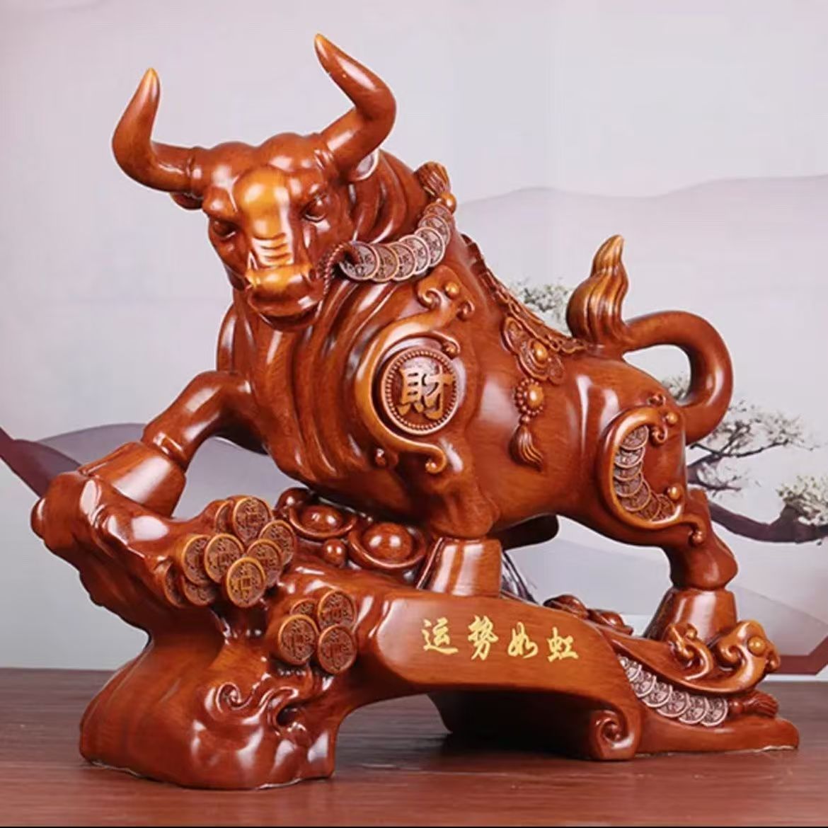 运势如虹大牛家桌面摆件 【直播】