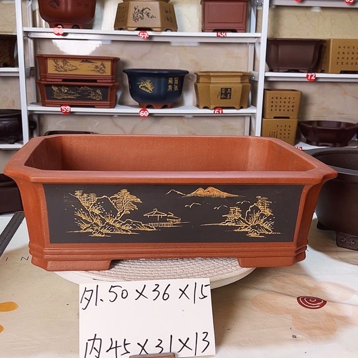 紫砂花盆紫砂花盆