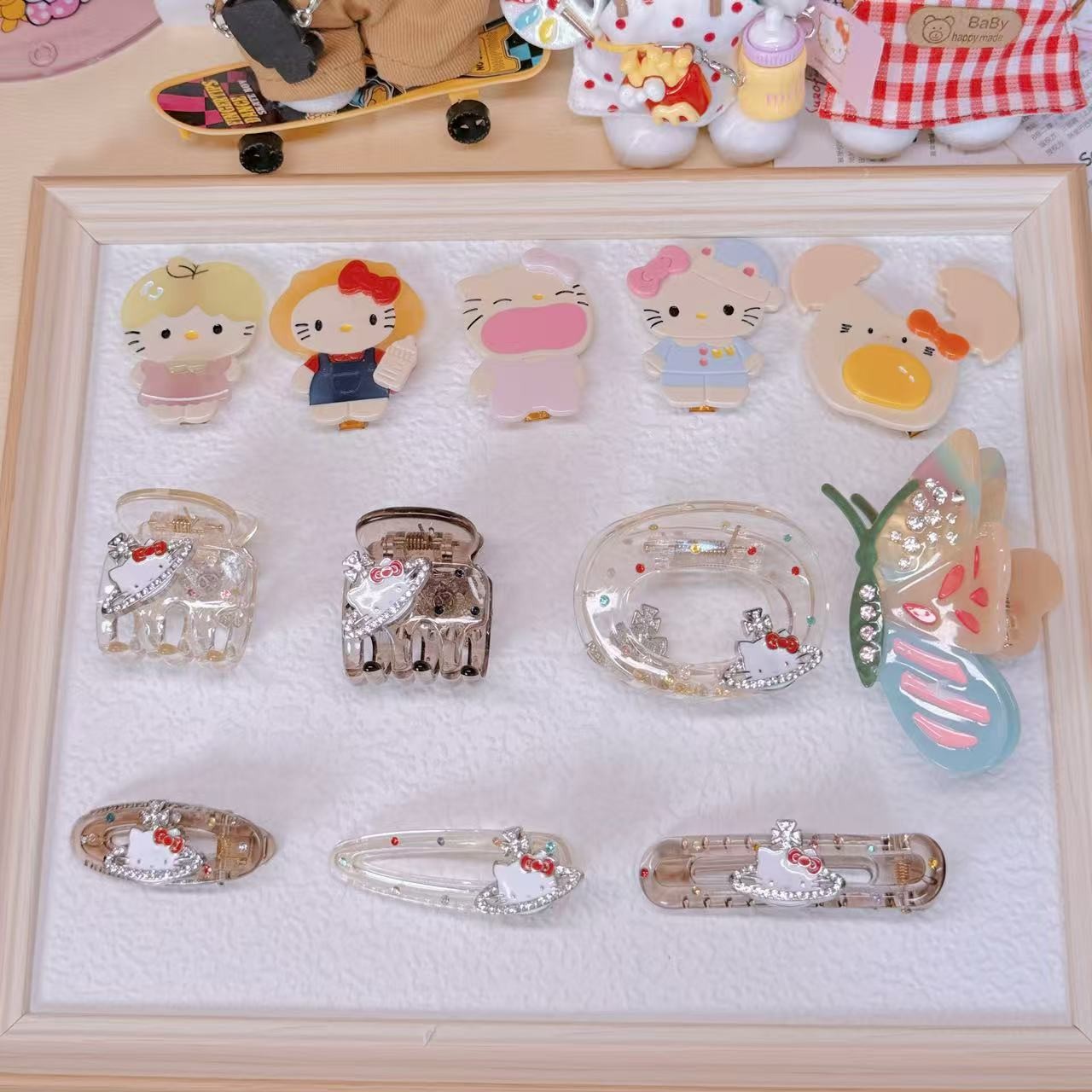【咕噜的猫】直播专用定制卡通系列手工日韩可爱风饰品发夹韩版