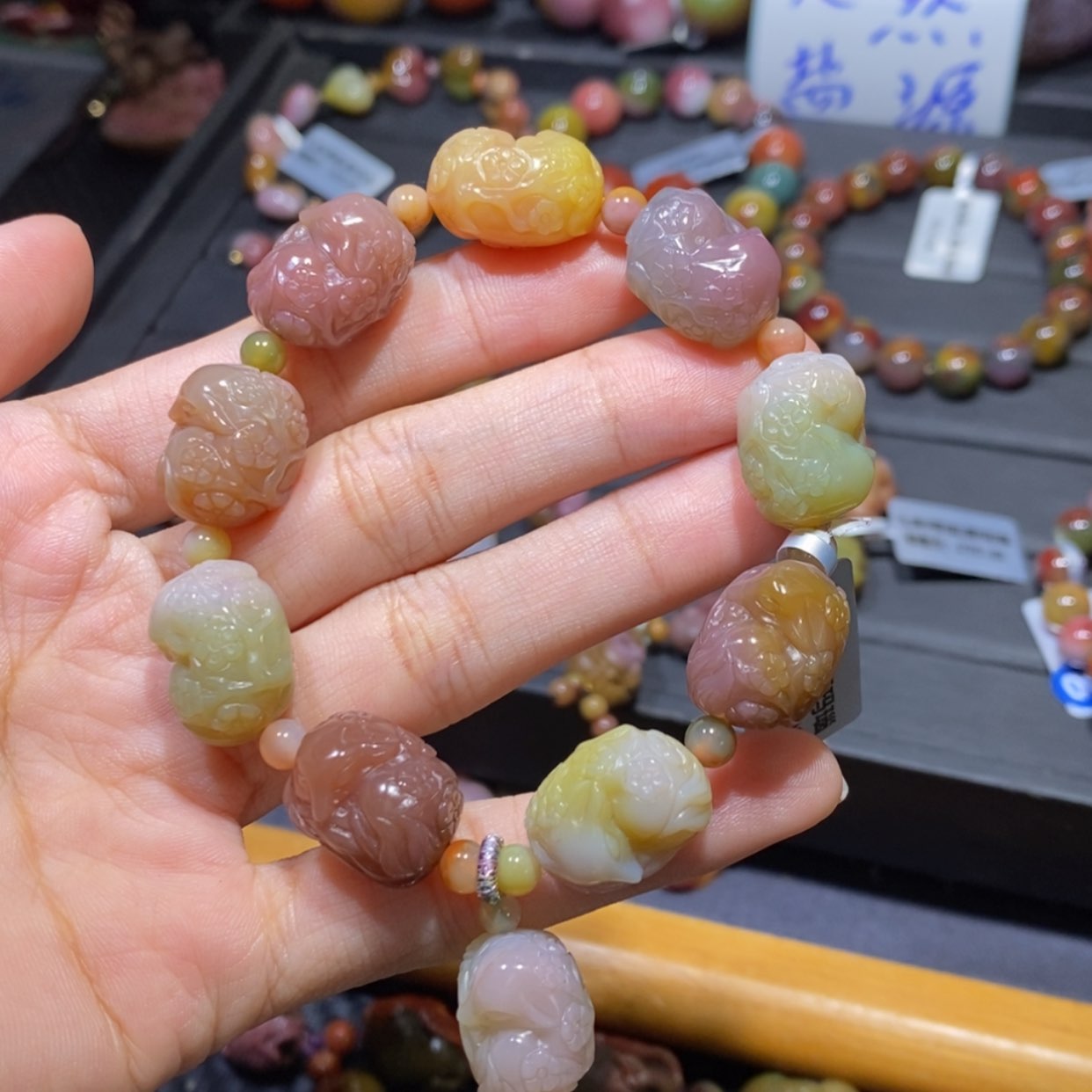 【闪购商品】未镶嵌手链玛瑙/玉髓盐源玛瑙