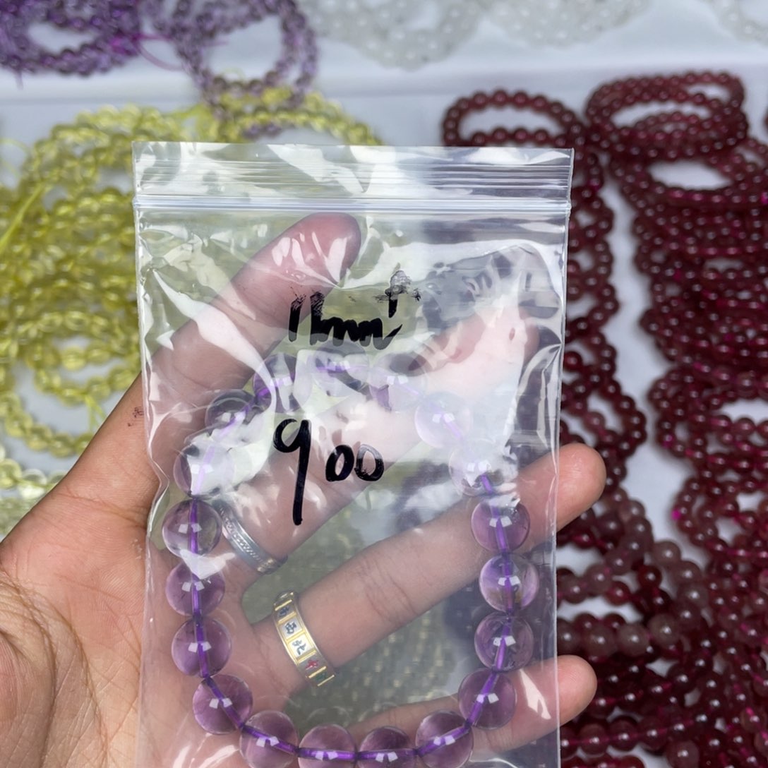 水晶天然紫水晶未镶嵌