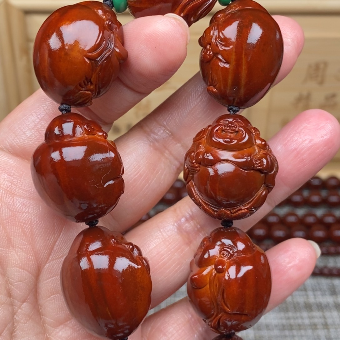 楠***吊坠橄榄核弥勒24