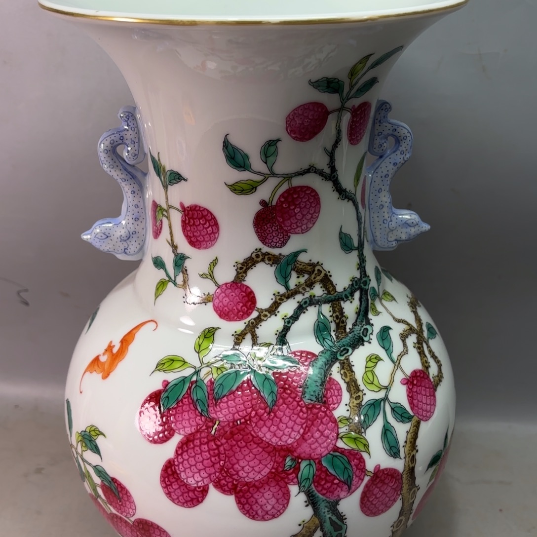 摆件瓷精品高货工艺美术品细路摆件