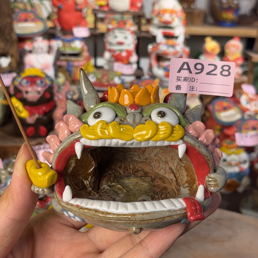 泥塑纯手工茶宠摆件