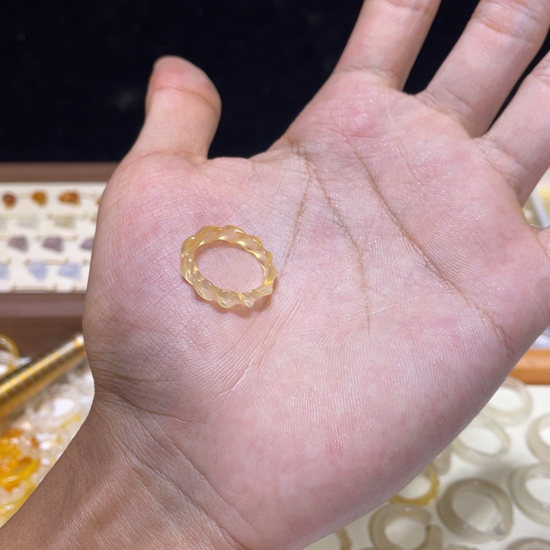 玛瑙/玉髓未镶嵌戒指66号港13