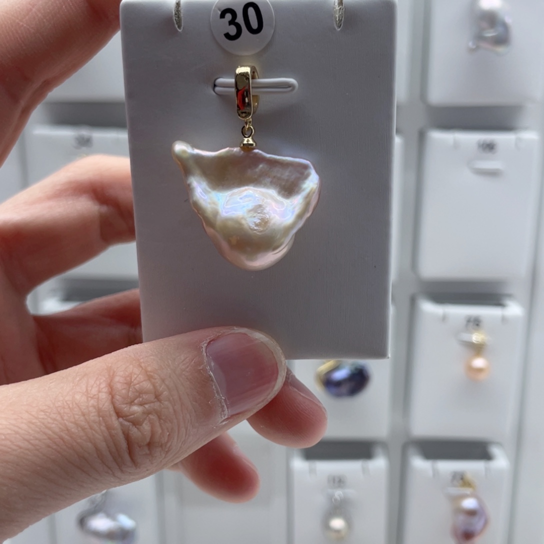 合金淡水珍珠颈饰