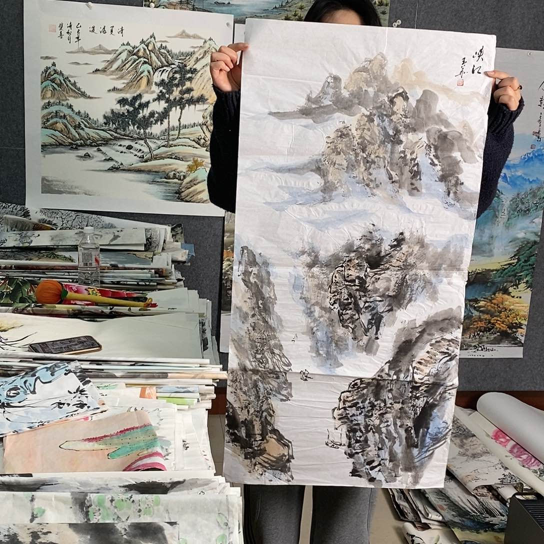 国画手写手绘国画作品39