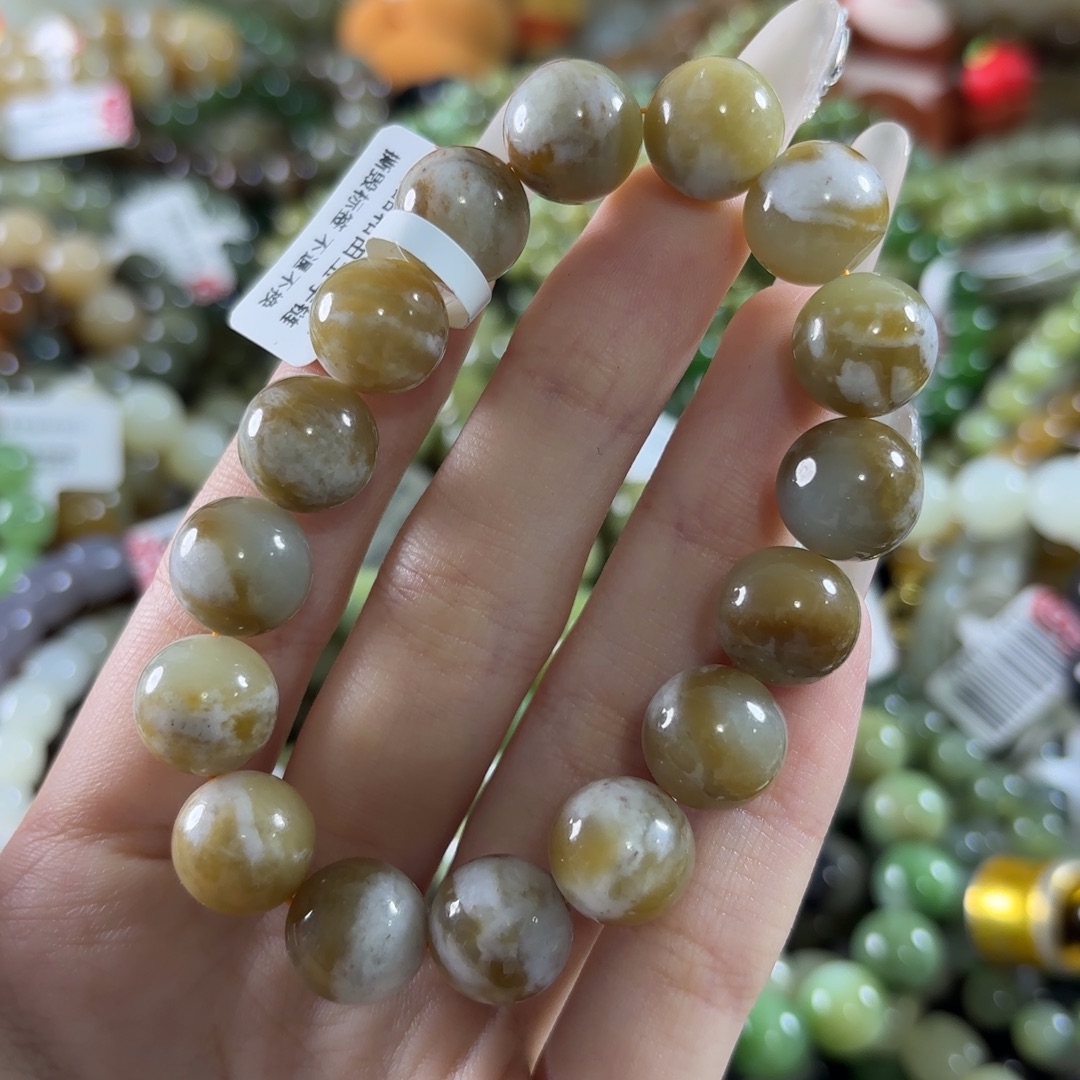 和田玉未镶嵌手链139