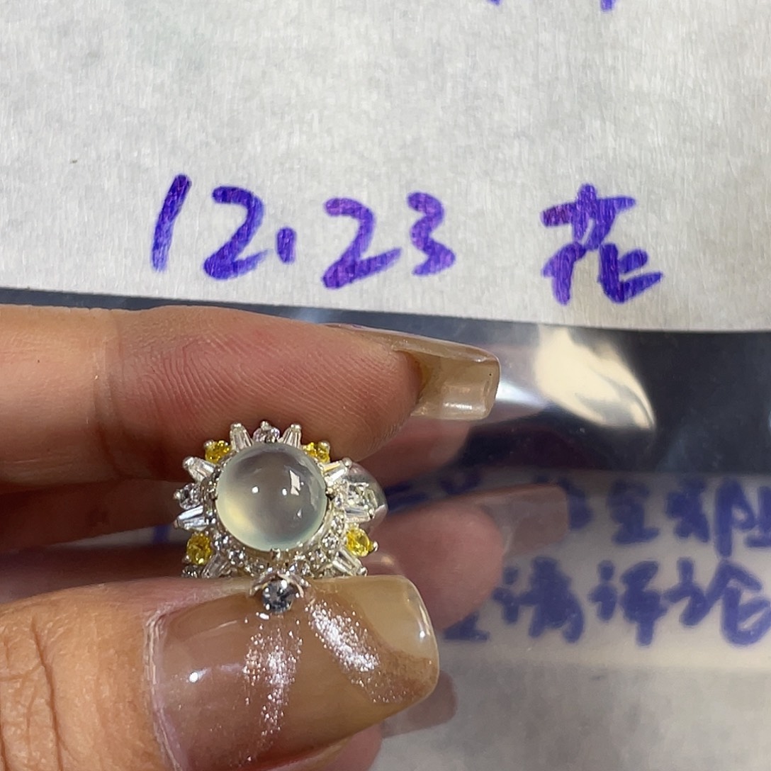 未镶嵌定制翡翠花***雪865555555888478