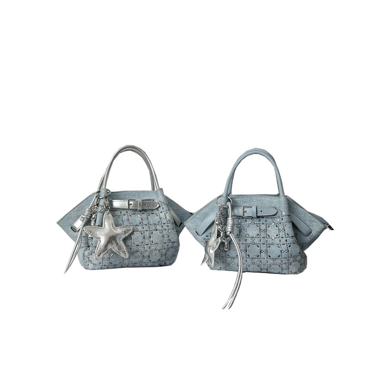 【珊珊夏日A101-102】包包女2025新款手提菜篮包百搭轻奢单肩斜挎包