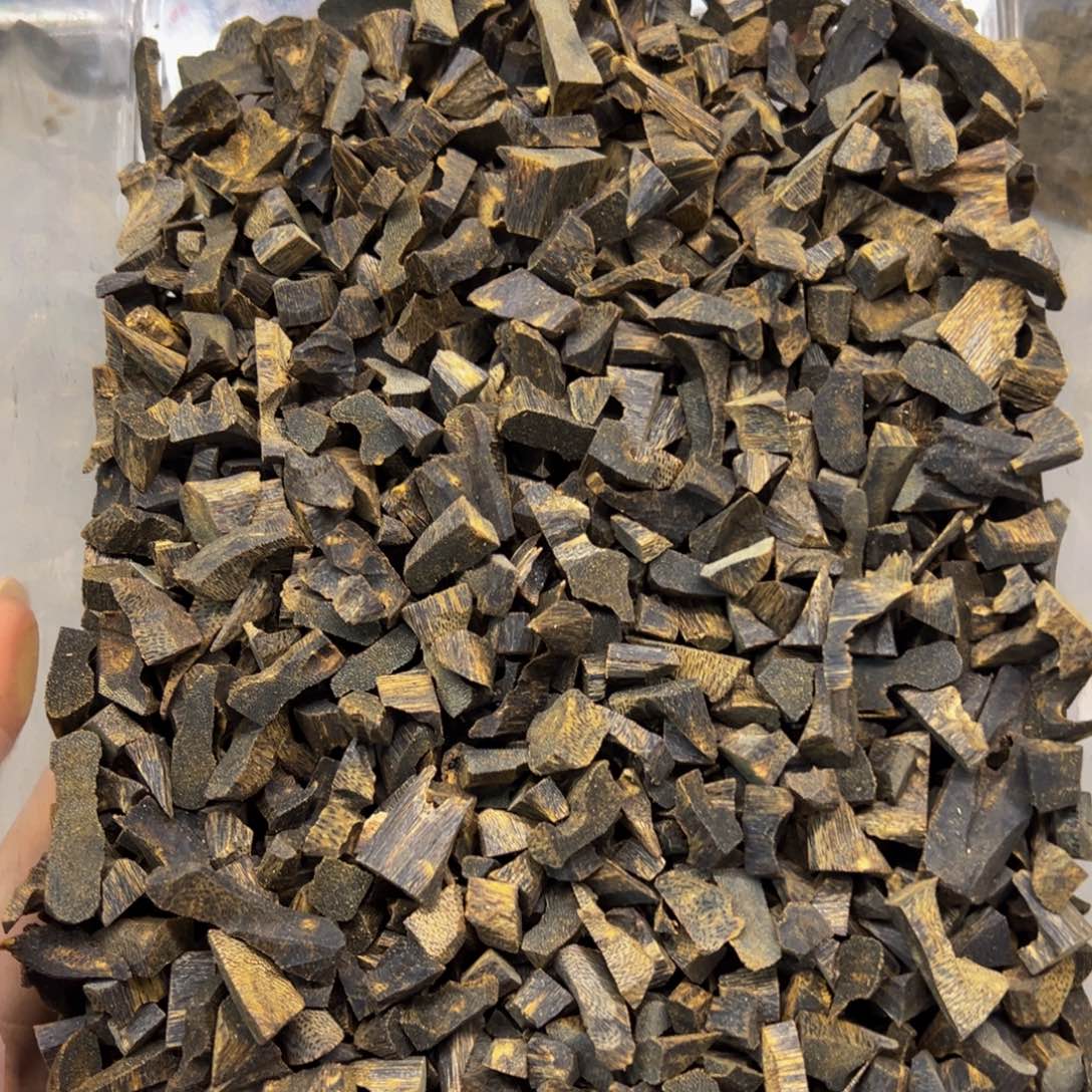 沉香沉香碎屑虎斑紫棋沉水米粒50克