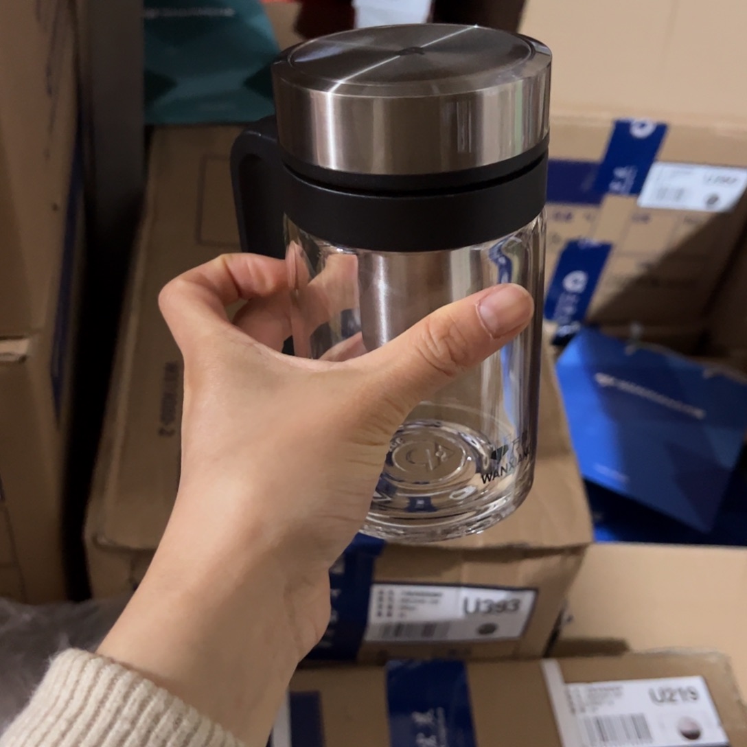 U219本色单层烫手玻璃杯500