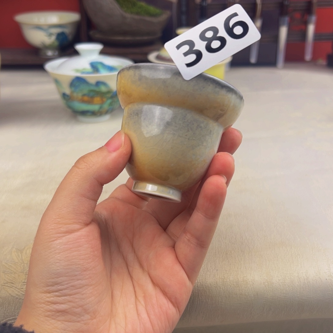 杯子纯手工柴烧主人杯