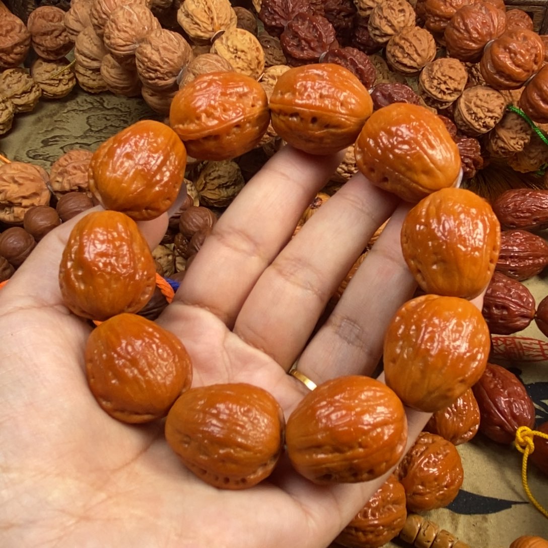 文玩核桃吊坠奶枣手串文玩核桃