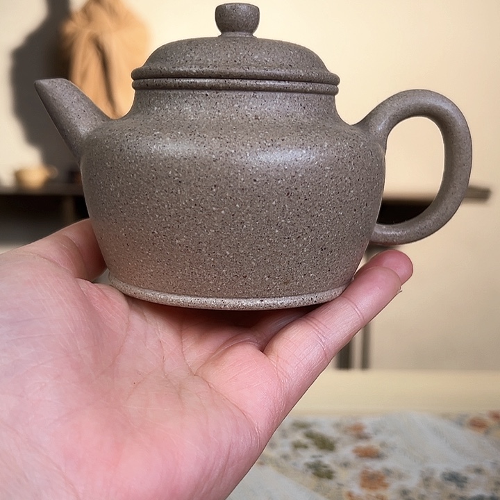 紫砂茶壶德中白玉段