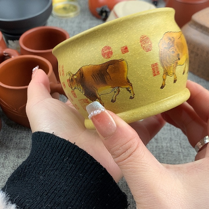 紫砂茶杯高端主人杯