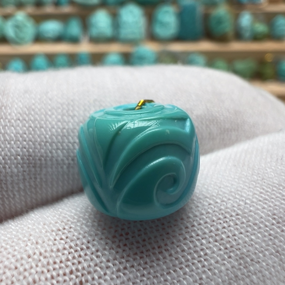 绿松石未镶嵌配饰10.5*8.8