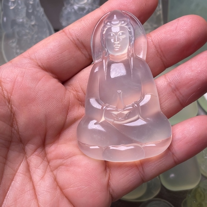 紫***来未镶嵌岫玉吊坠(赠链)