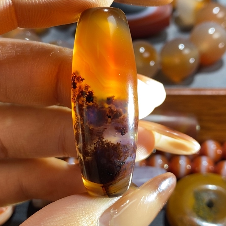 玛瑙/玉髓未镶嵌颈饰