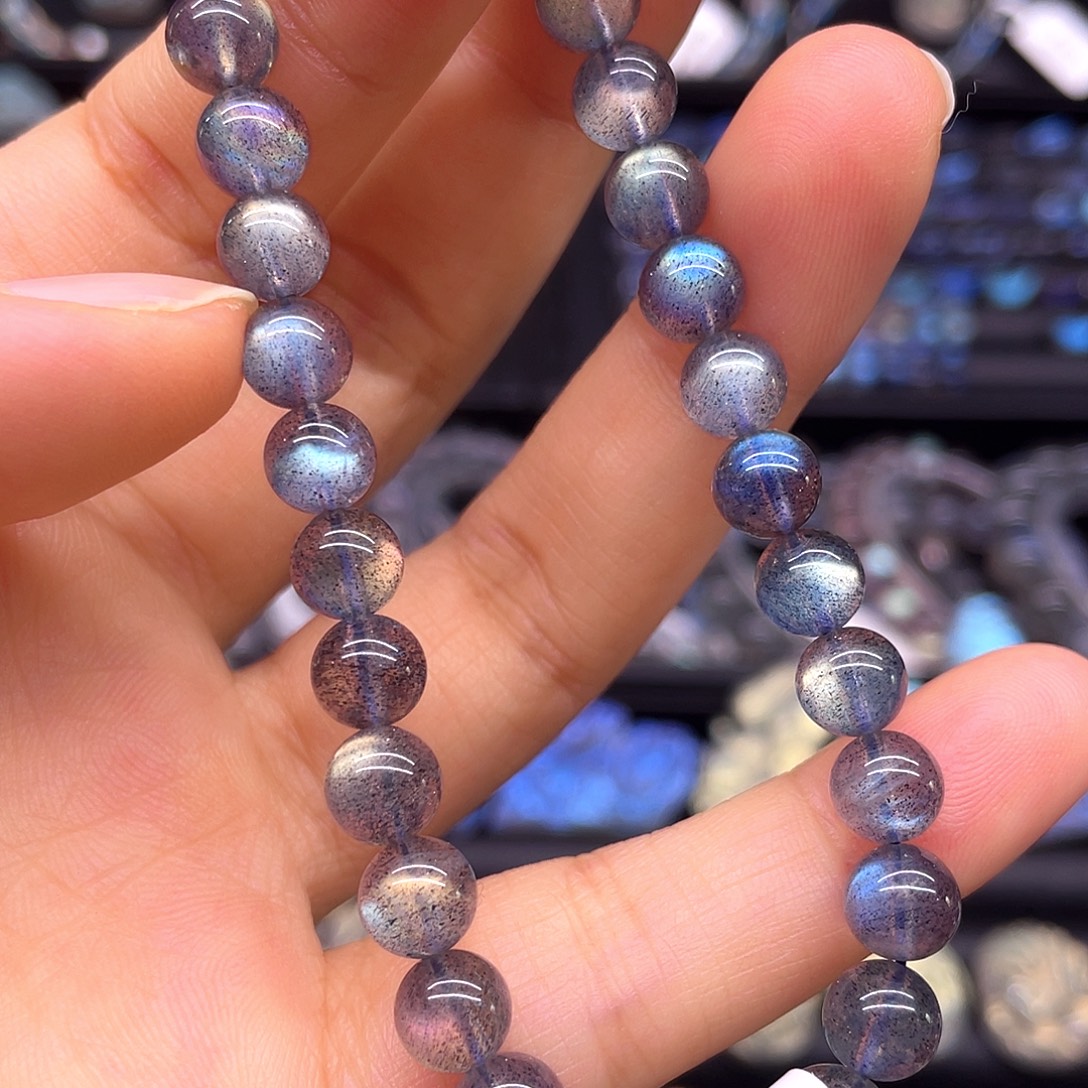 长石手串未镶嵌6.8左右