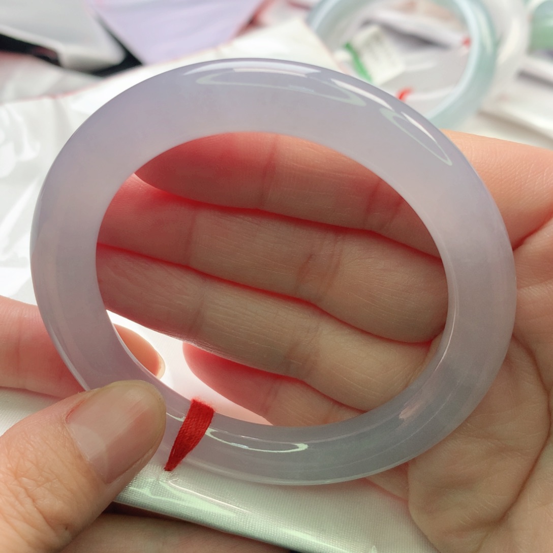 翡翠未镶嵌手镯5354圈