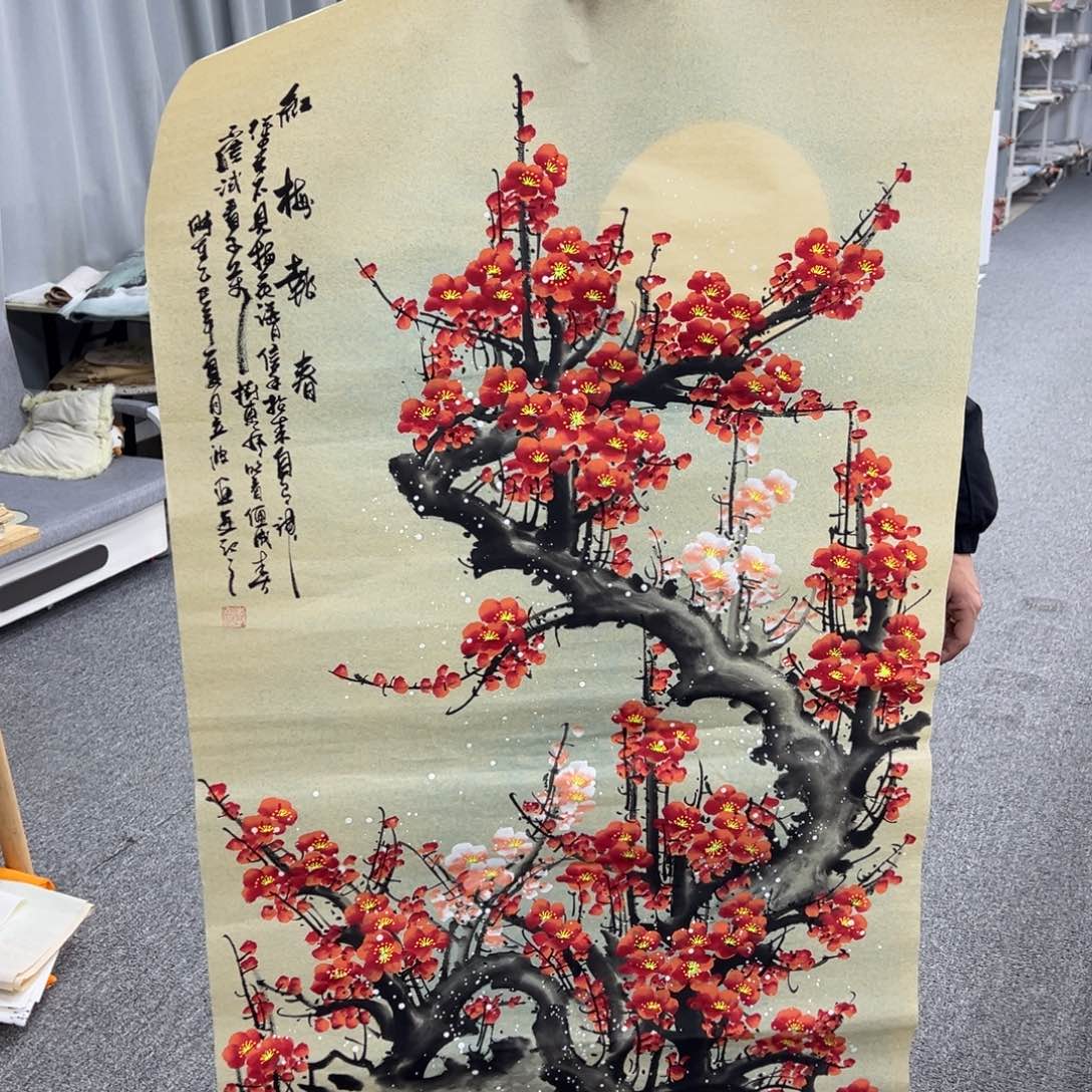 国画纯手绘字画宣纸