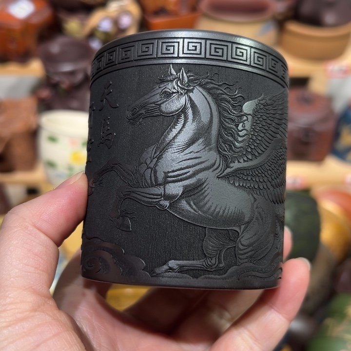 茶杯紫砂宜兴紫砂主人杯