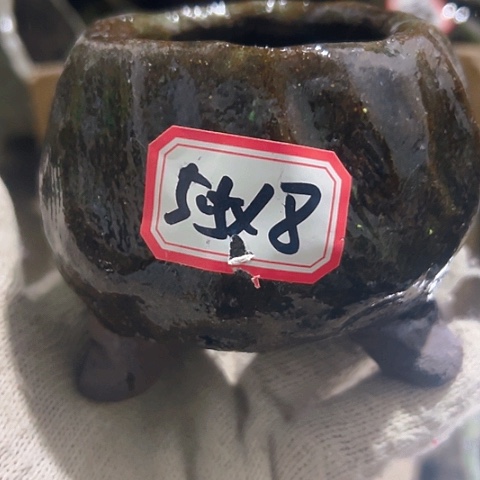 红陶粗陶花盆手工