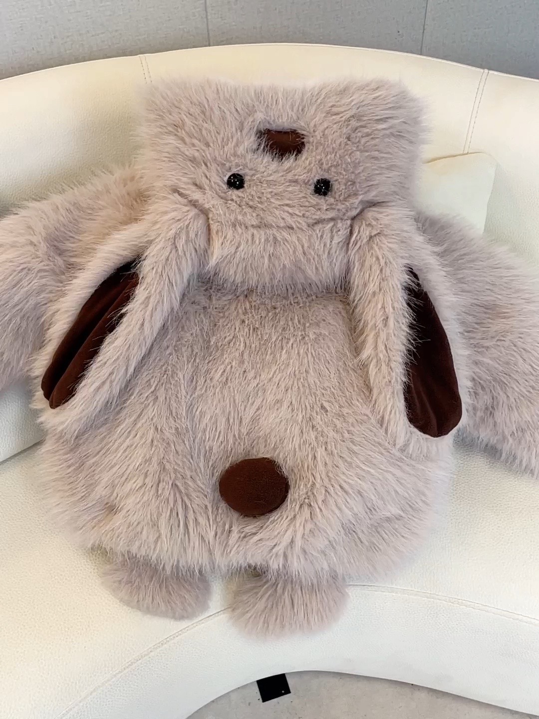 原版兔子加绒加厚款卡通秋冬毛毛外套可爱百搭冬款