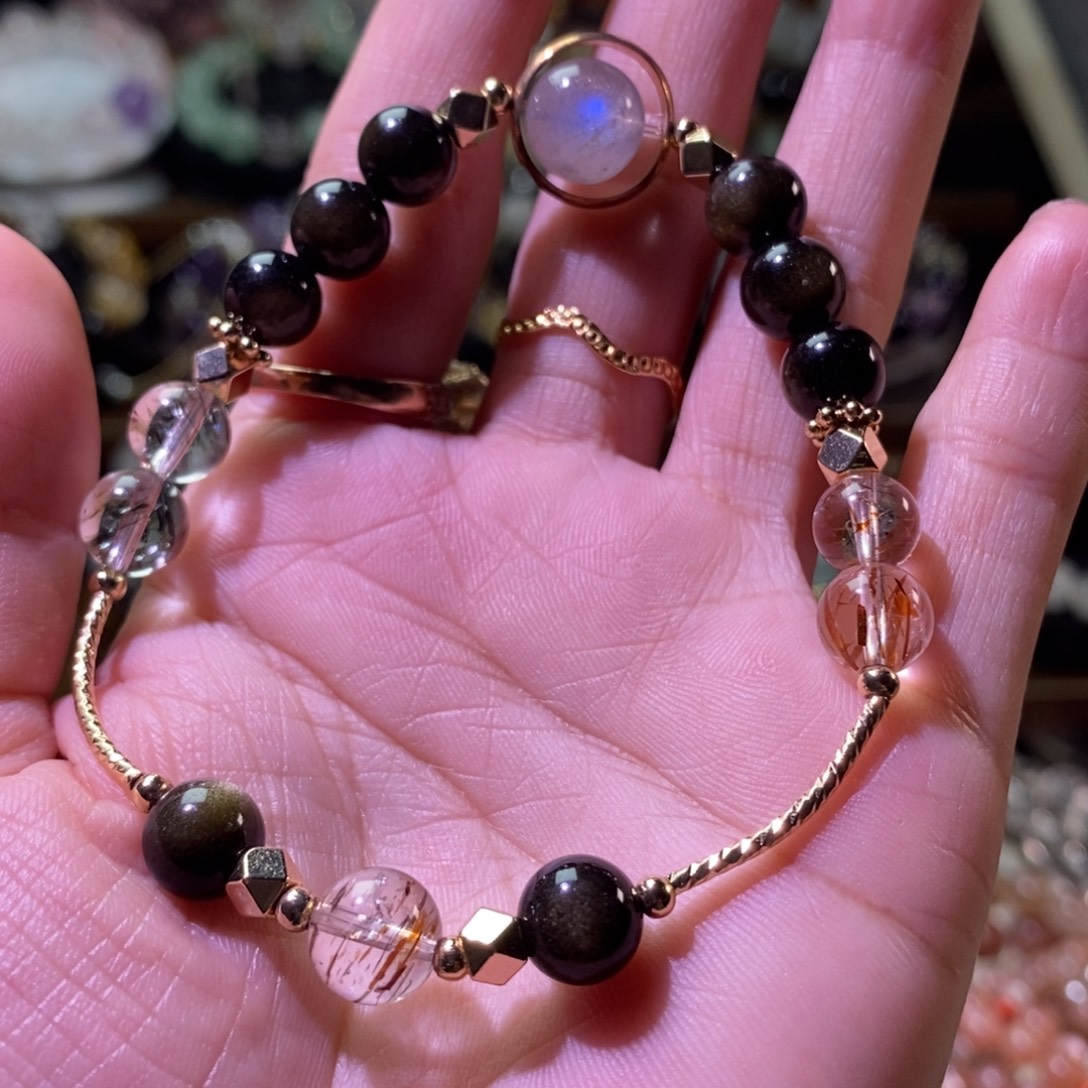 手串水晶合金天然水晶DIY手串