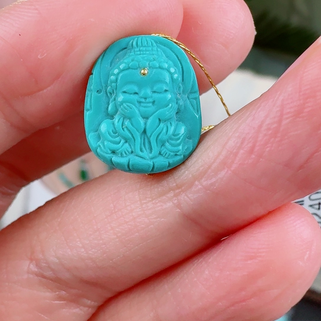 绿松石珠宝奇石未镶嵌