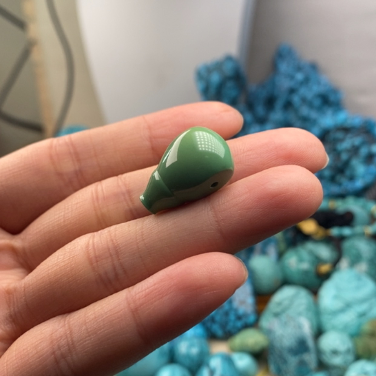 【闪购商品】未镶嵌绿松石珠宝半成品