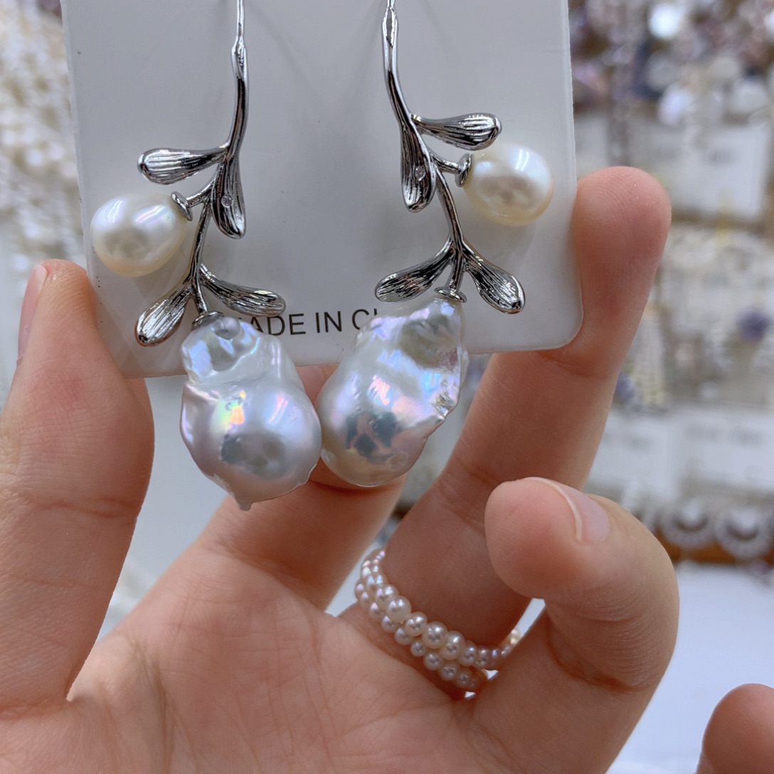 颈饰合金淡水珍珠