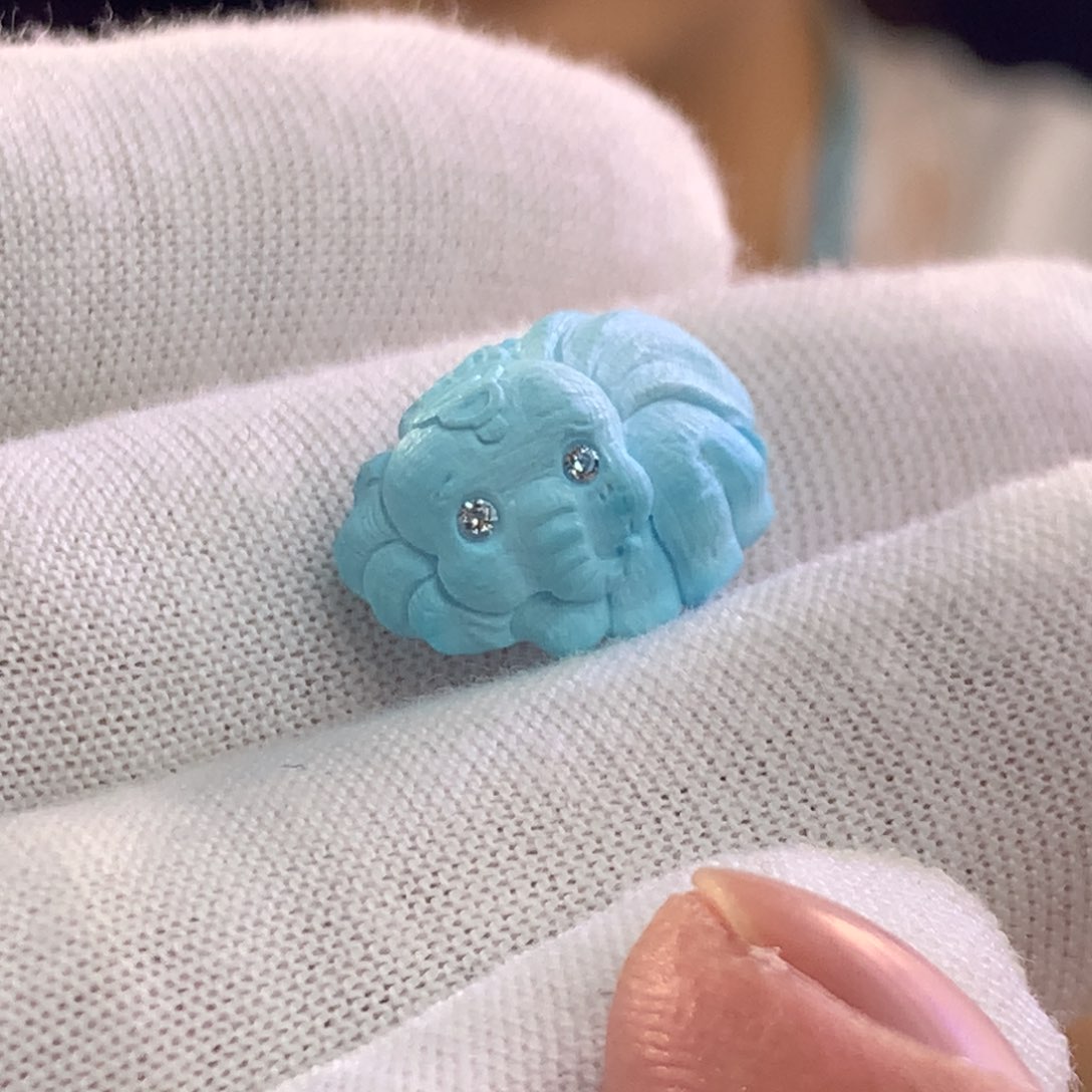 绿松石珠宝奇石未镶嵌