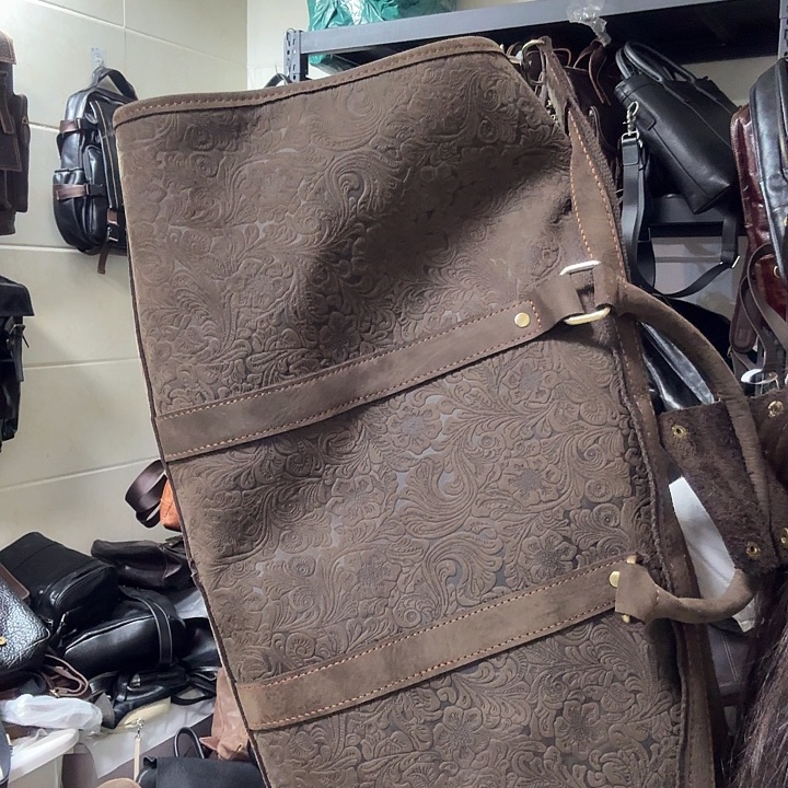 小牛皮（革）头层牛皮旅行包