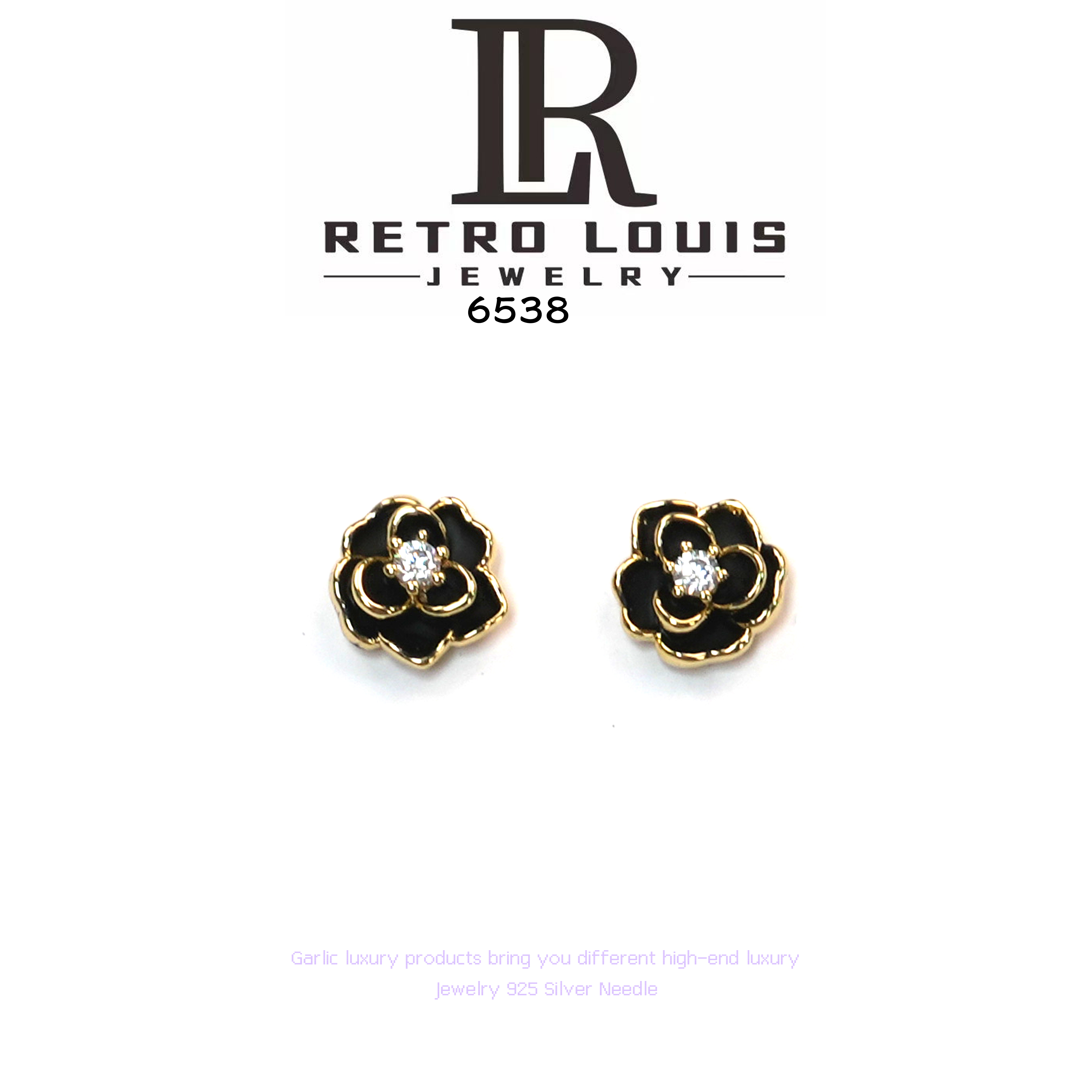 铜合金耳饰 RETRO LOUIS 耳饰~6538X