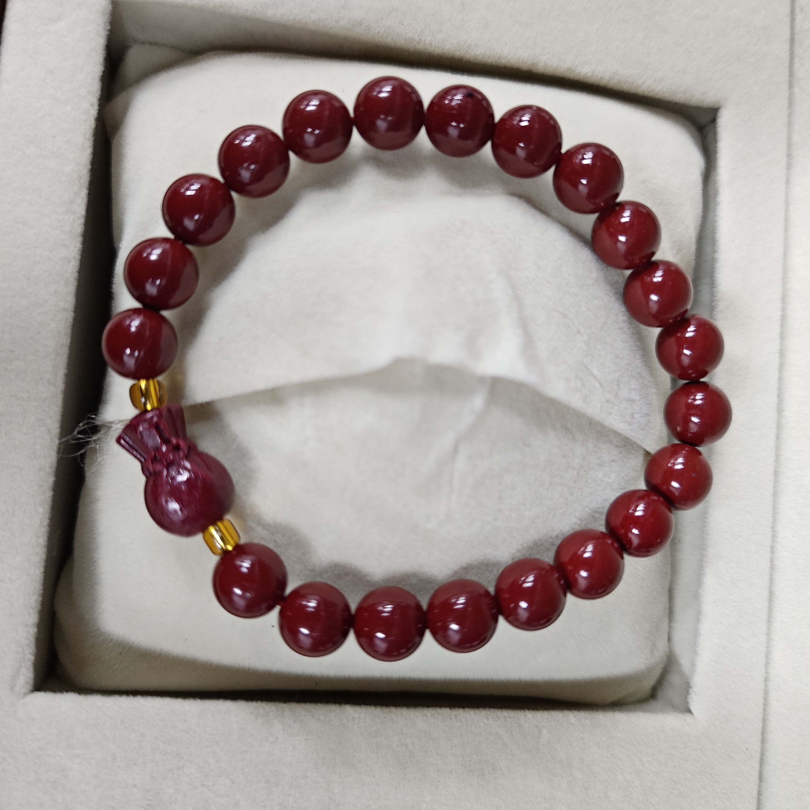 含辰砂工艺品NZ031-经典紫色手链