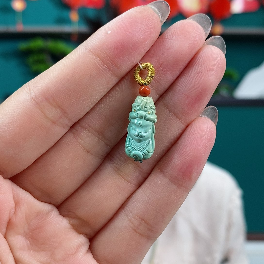 绿松石珠宝奇石未镶嵌