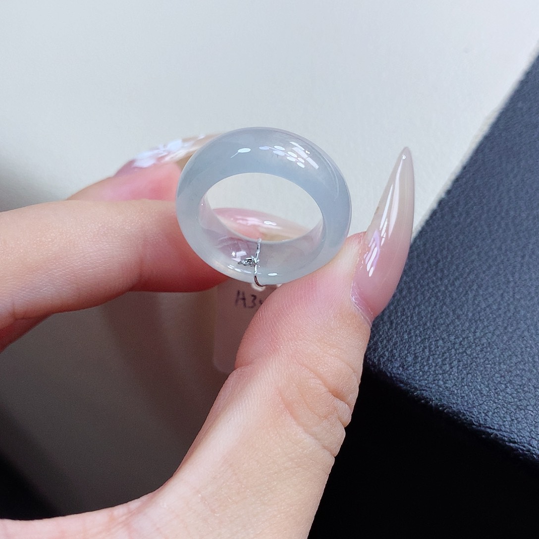 未镶嵌戒指翡翠头***布9号