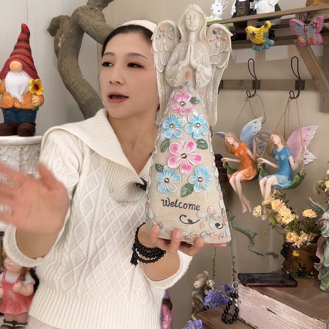 花园摆件红红火火