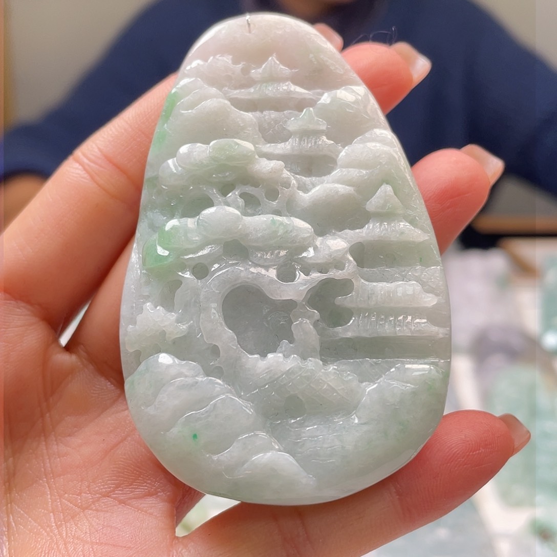 翡翠吊坠(不含链)未镶嵌