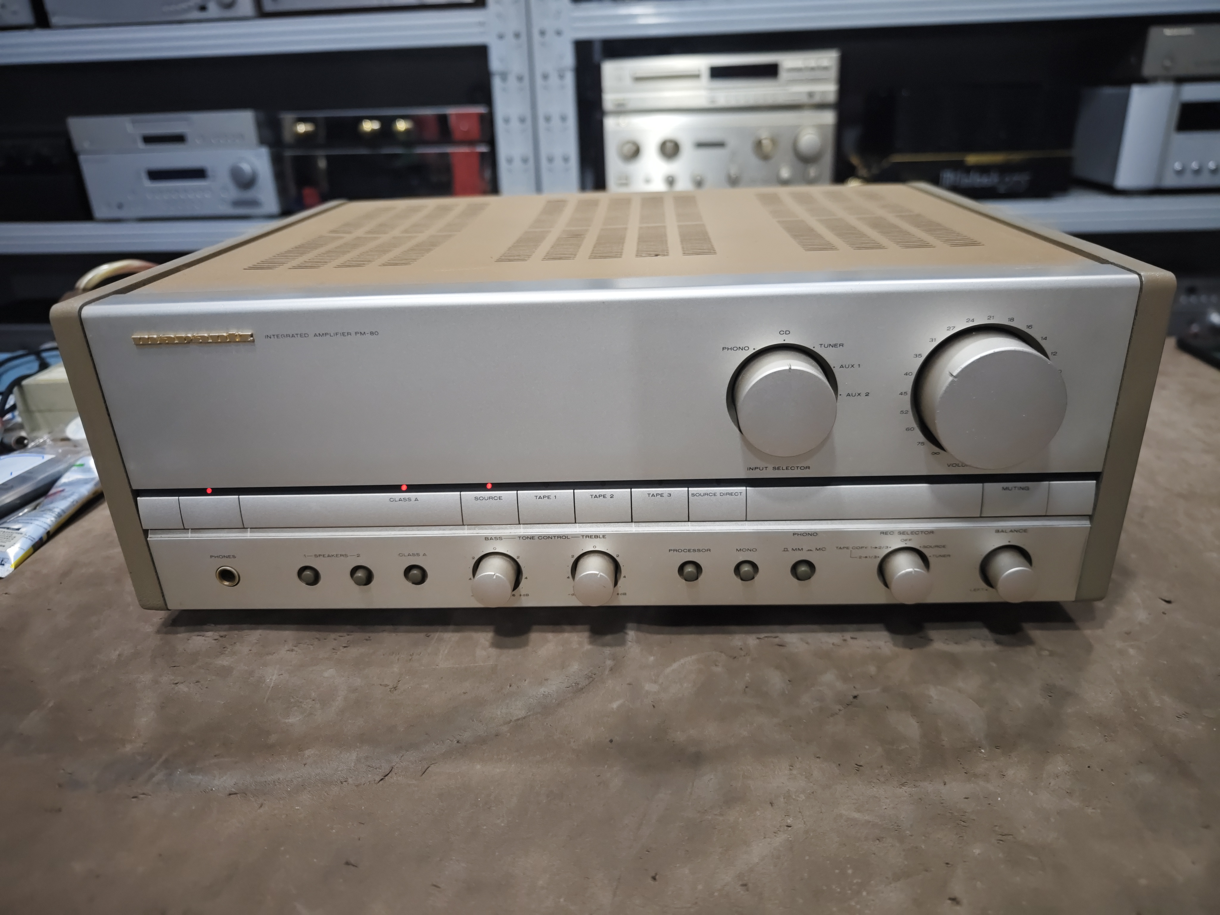 8新  马兰士纯功放PM80正常不包邮不退换货