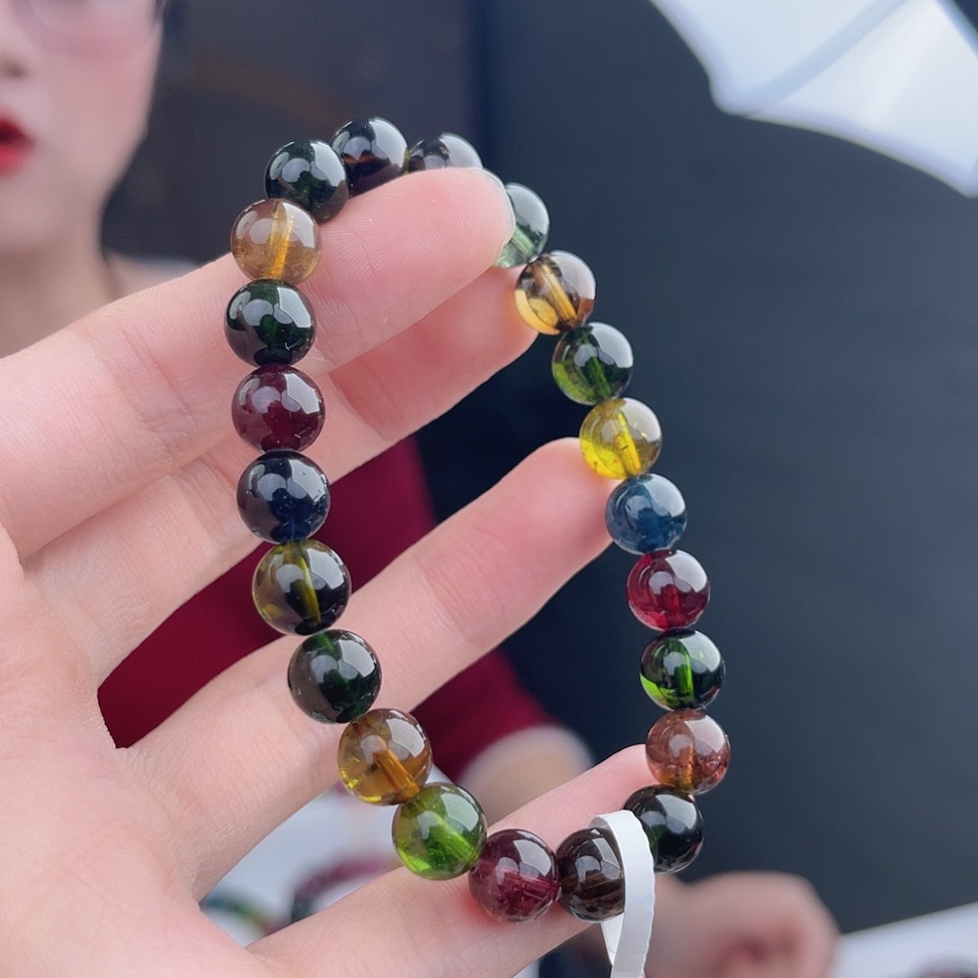 萌***达碧玺 8mm碧玺未镶嵌