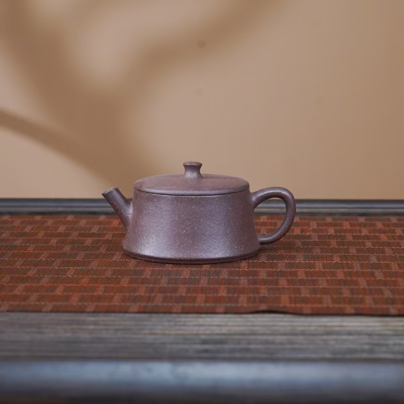 CZP粗砂天青[云柱160CC]原矿手工紫砂壶