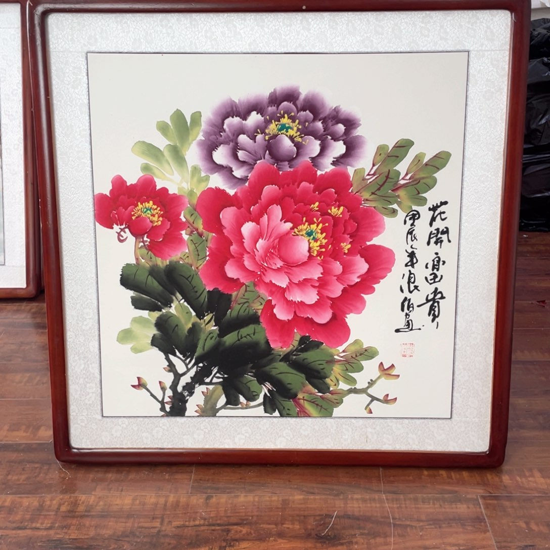 国画带框尺寸63*63厘米