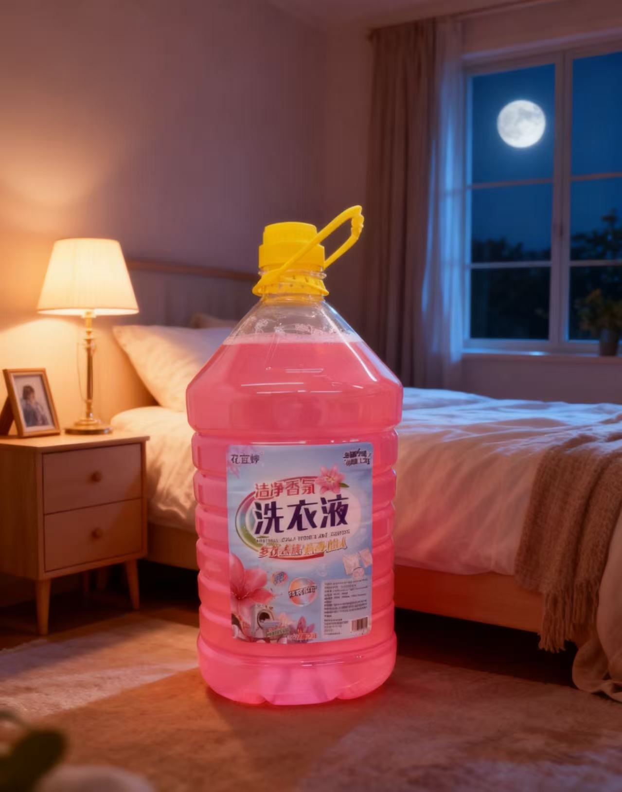 家庭高效去污玫瑰香水持久留香洗衣液清洁剂留香清香大桶浓缩