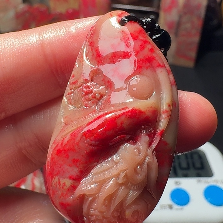 昌化鸡血石副**官昌化鸡血石